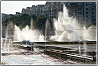 Boulevard Unirii's Fountains