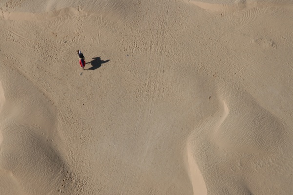 Jinete en el desierto