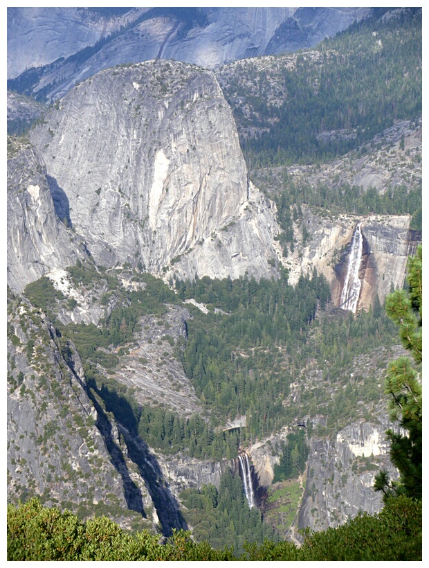 Vernal Fall and Nevada Fall