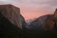 Sunset in Yosemite