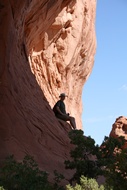 Sitting under the Arch