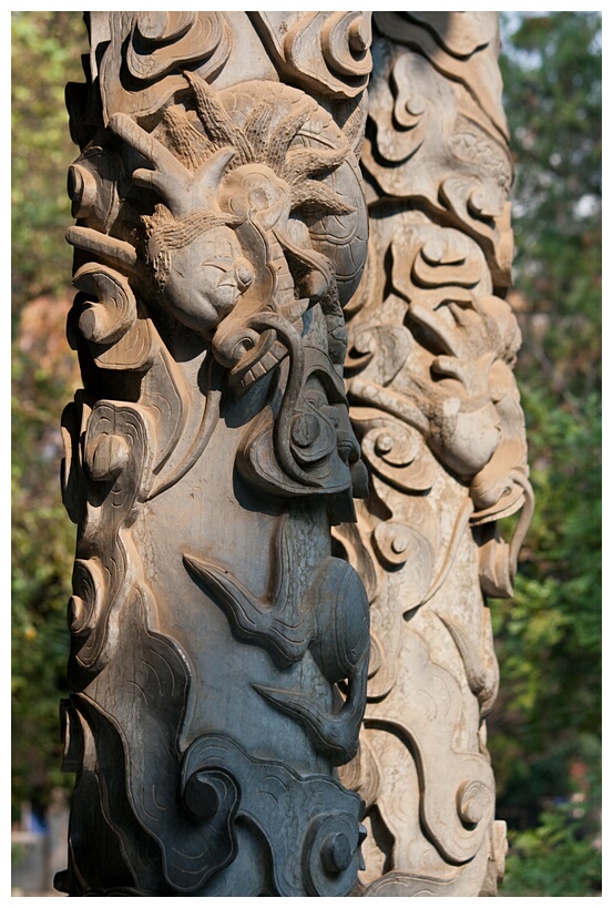 Carved Pillars