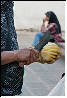 Preparing Pineapple
